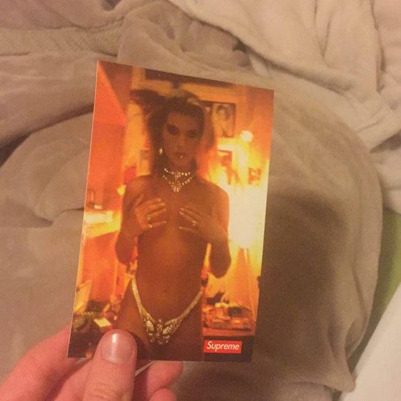 Supreme Skateboard Kim in Rhinestones Nan Goldin - Picture 2 of 6